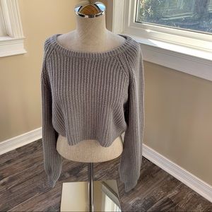 Crop knit sweater - YaYa & Co